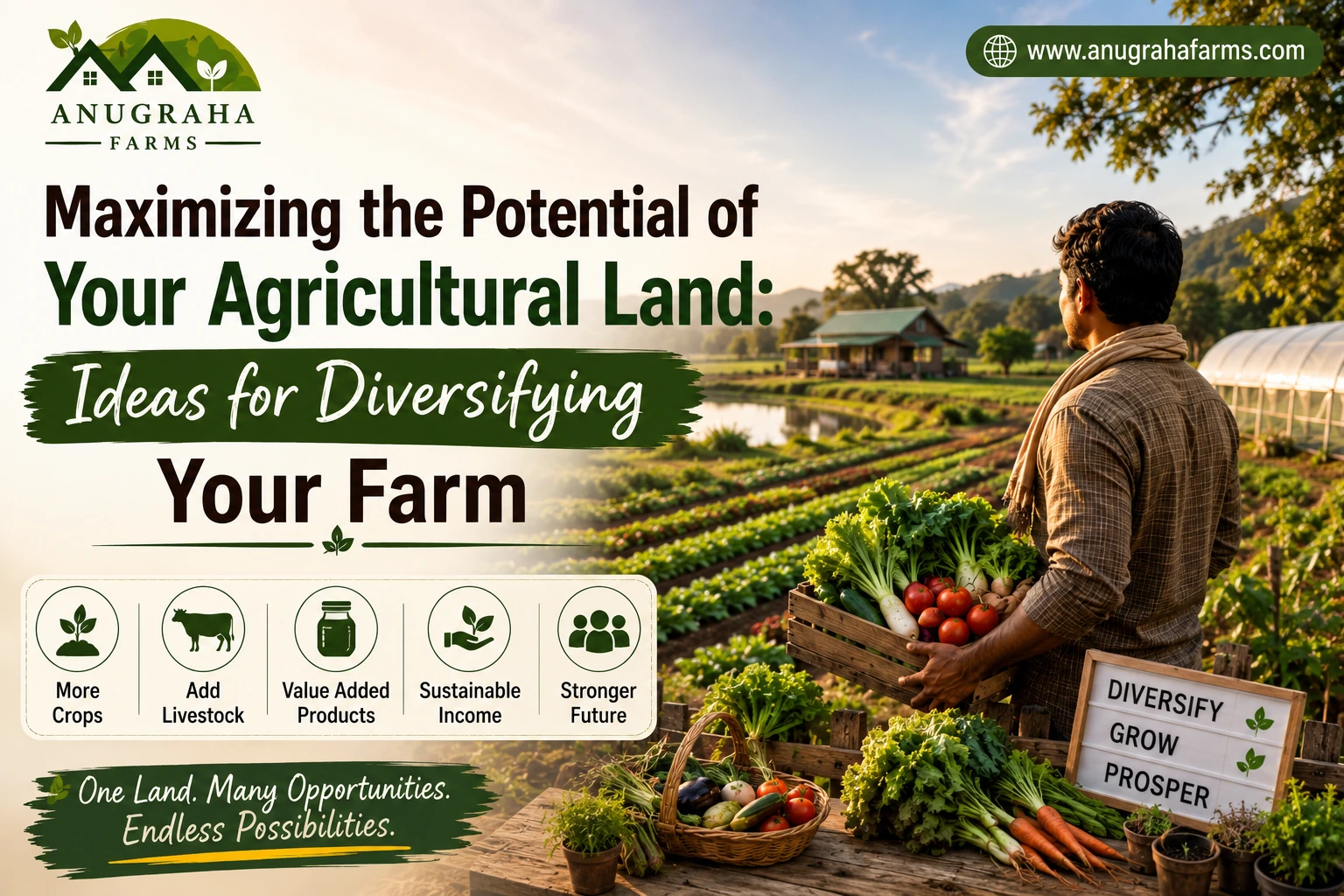 Maximizing the Potential of Your Agricultural Land: Ideas for Diversifying Your Farm