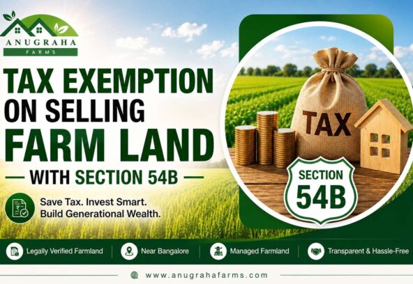 Tax Exemption on Selling Farm Land with Section 54B