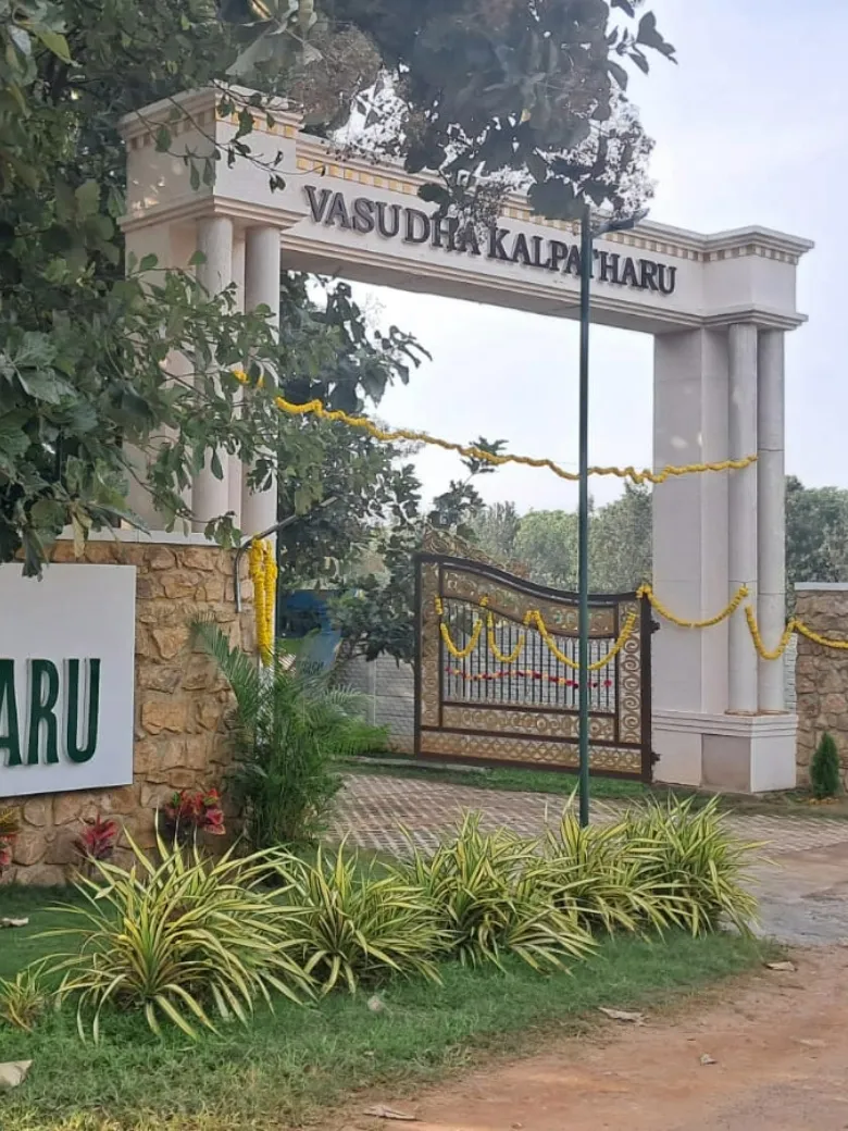 Vasudha Kalpataru managed farmland near Bangalore