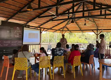 farm onwners session on regenerative farming.