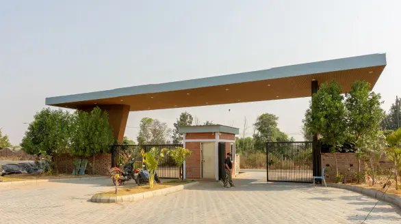 Entrance of h20 agriculture land project by anugraha farms