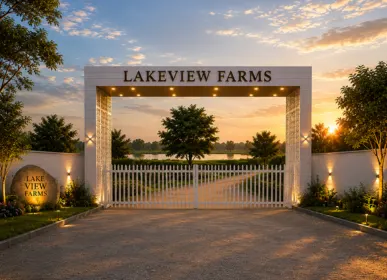 lakeview farms entrance.