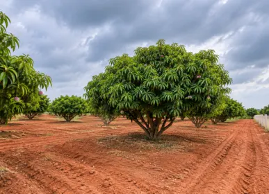 sanskriti farms mango orchard.