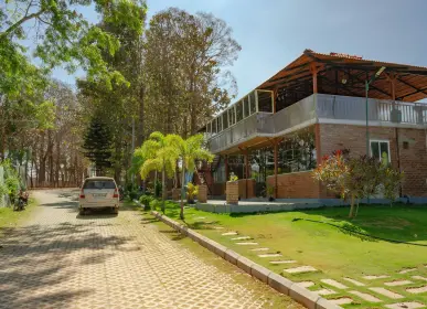 Home Landscaped community space at vasudha kalpatharu project
